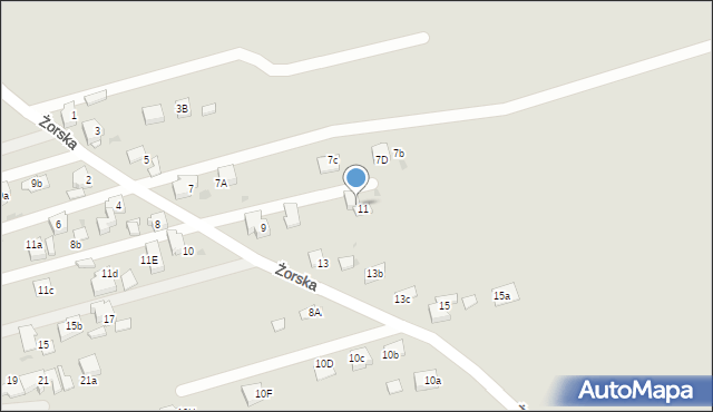 Czerwionka-Leszczyny, Żorska, 11A, mapa Czerwionka-Leszczyny