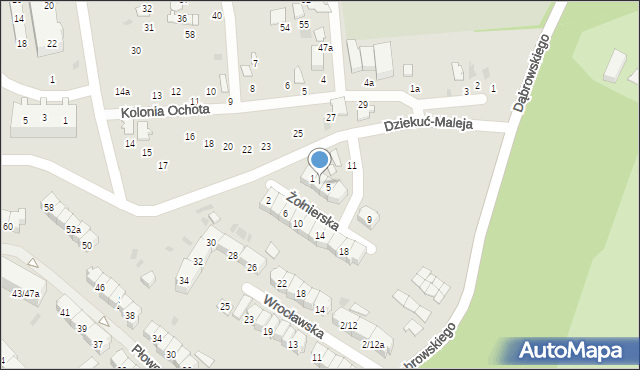 Gdańsk, Żołnierska, 3, mapa Gdańska