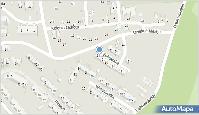 Gdańsk, Żołnierska, 4, mapa Gdańska