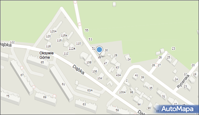Gdynia, Żółkiewskiego Stanisława, hetm., 49, mapa Gdyni