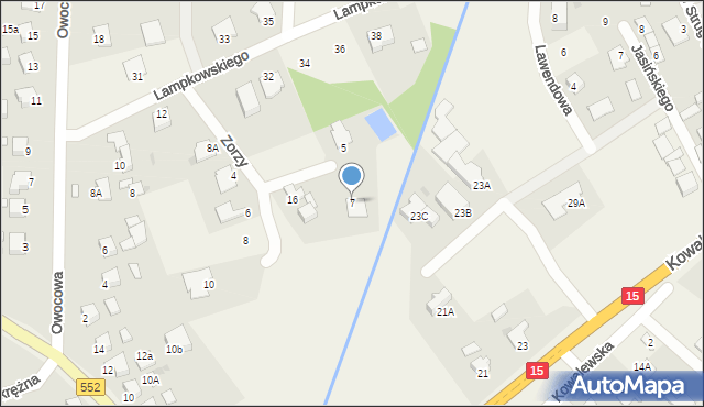 Grębocin, Zorzy, 7, mapa Grębocin
