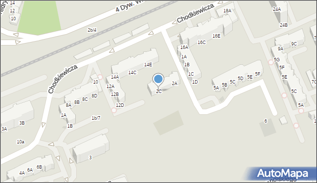 Kołobrzeg, Żółkiewskiego Stanisława, hetm., 2C, mapa Kołobrzegu