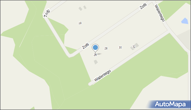 Kręsk, Zofii, 26, mapa Kręsk