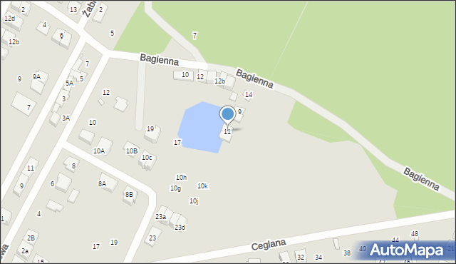 Marki, Żółwia, 11, mapa Marki