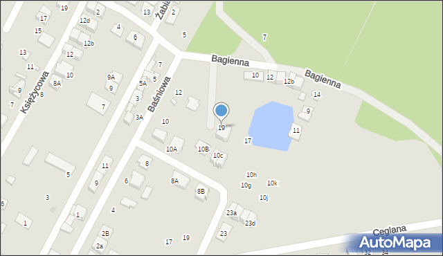 Marki, Żółwia, 19, mapa Marki