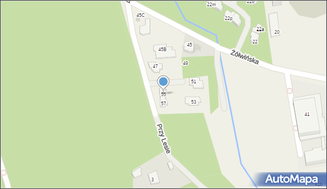 Nadarzyn, Żółwińska, 55, mapa Nadarzyn