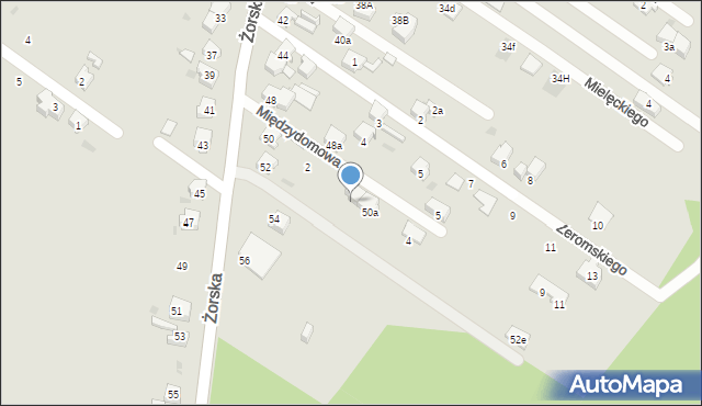Orzesze, Żorska, 50b, mapa Orzesze
