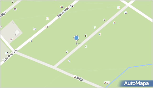 Otwock, Zosi, 3, mapa Otwock