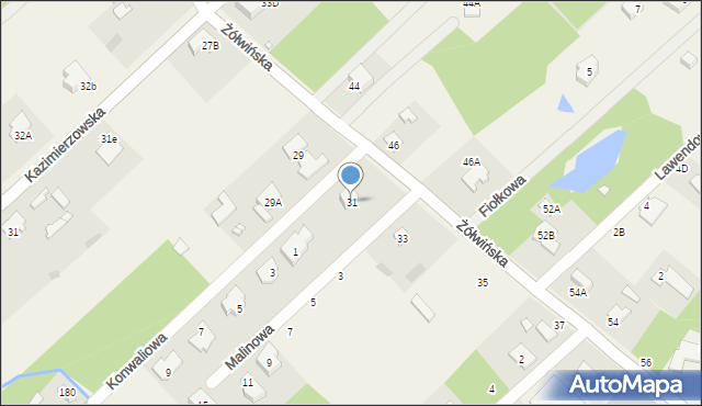 Owczarnia, Żółwińska, 31, mapa Owczarnia