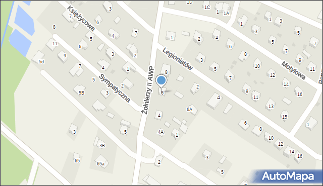 Panieńszczyzna, Żołnierzy II AWP, 6, mapa Panieńszczyzna