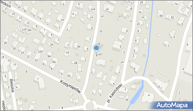 Rumia, Żołnierzy I Dywizji Wojska Polskiego, 4, mapa Rumia