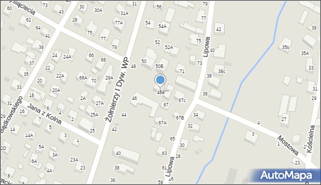 Rumia, Żołnierzy I Dywizji Wojska Polskiego, 48a, mapa Rumia