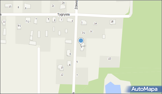 Sobolewo, Żółwia, 3, mapa Sobolewo