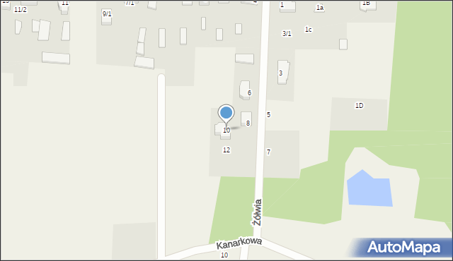 Sobolewo, Żółwia, 10, mapa Sobolewo