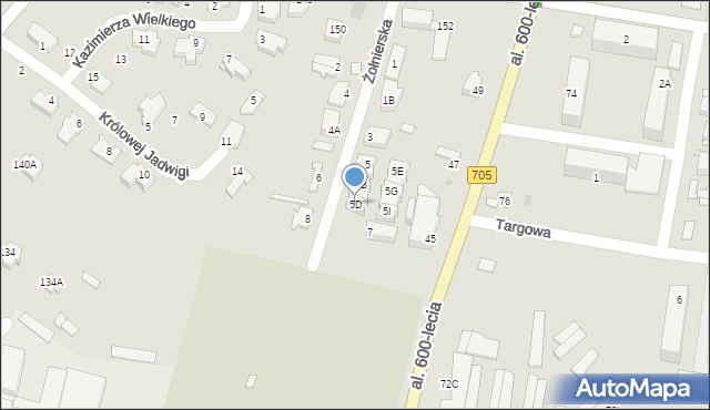 Sochaczew, Żołnierska, 5D, mapa Sochaczew