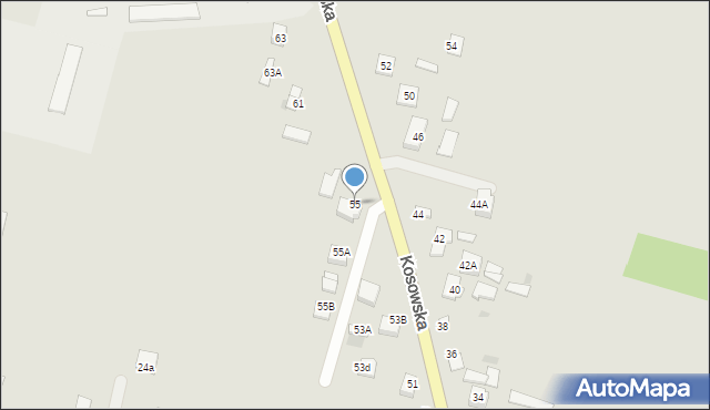 Sokołów Podlaski, Żołnierzy Niezłomnych, 55, mapa Sokołów Podlaski