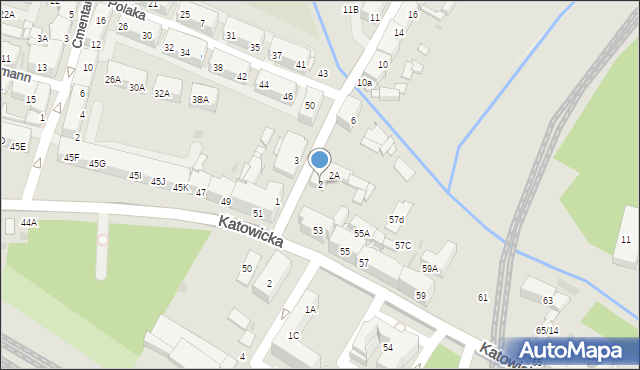 Świętochłowice, Żołnierska, 2, mapa Świętochłowice