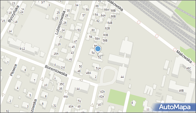 Warszawa, Żółkiewskiego Stanisława, hetm., 54A, mapa Warszawy