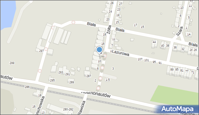 Wrocław, Żółta, 12, mapa Wrocławia