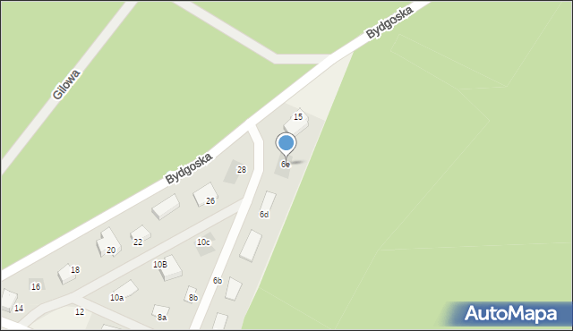 Zielonka, Żołędziowa, 6e, mapa Zielonka