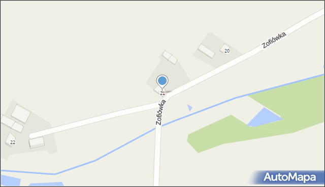 Zofiówka, Zofiówka, 21, mapa Zofiówka