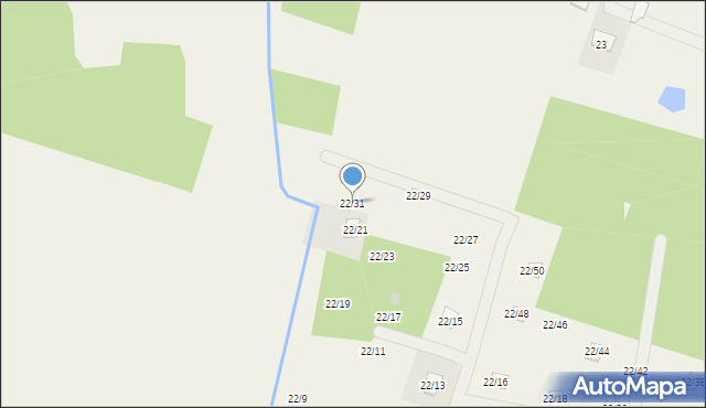 Zofiówka, Zofiówka, 22/31, mapa Zofiówka