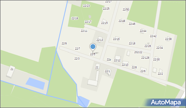 Zofiówka, Zofiówka, 22/5, mapa Zofiówka