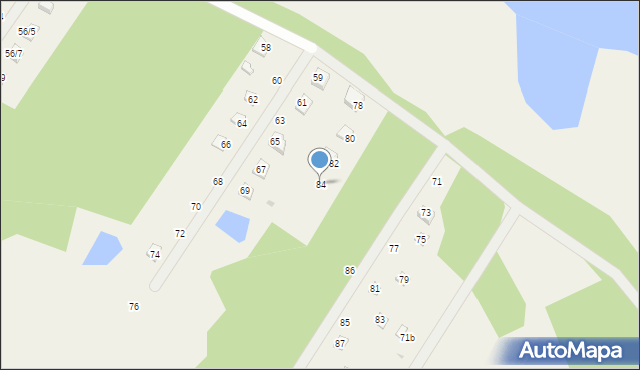 Zofiówka, Zofiówka, 84, mapa Zofiówka