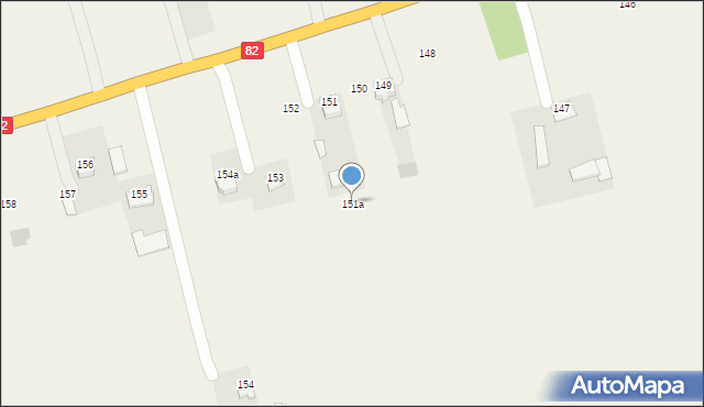 Zofiówka, Zofiówka, 151a, mapa Zofiówka