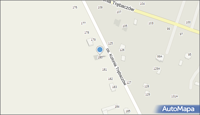 Zofiówka, Zofiówka, 180, mapa Zofiówka