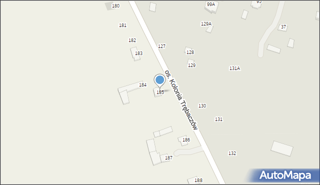 Zofiówka, Zofiówka, 185, mapa Zofiówka