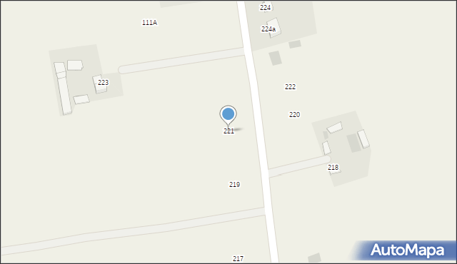 Zofiówka, Zofiówka, 221, mapa Zofiówka