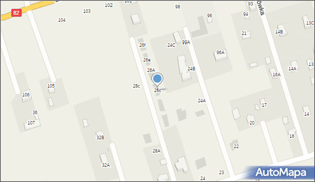 Zofiówka, Zofiówka, 26c, mapa Zofiówka