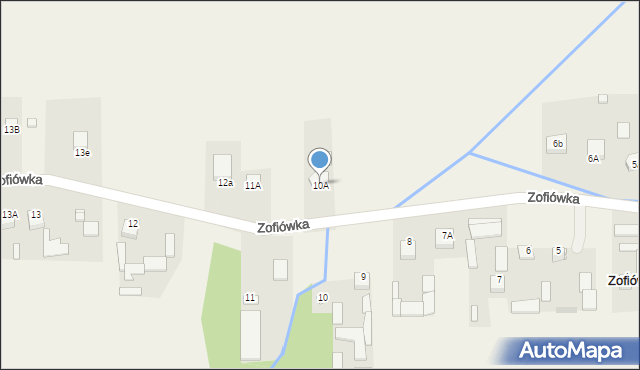 Zofiówka, Zofiówka, 10A, mapa Zofiówka