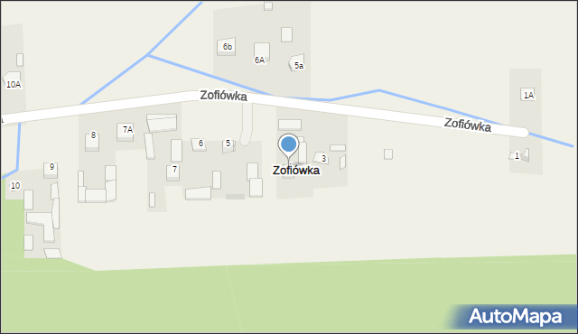Zofiówka, Zofiówka, 4, mapa Zofiówka