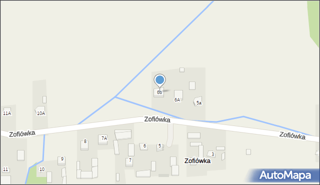 Zofiówka, Zofiówka, 6b, mapa Zofiówka