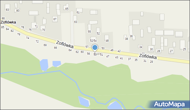 Zofiówka, Zofiówka, 53, mapa Zofiówka