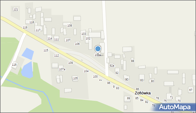 Zofiówka, Zofiówka, 99, mapa Zofiówka