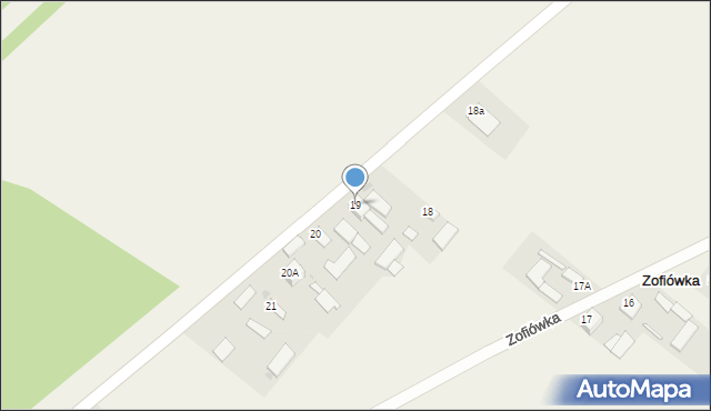 Zofiówka, Zofiówka, 19, mapa Zofiówka