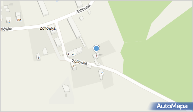 Zofiówka, Zofiówka, 1, mapa Zofiówka