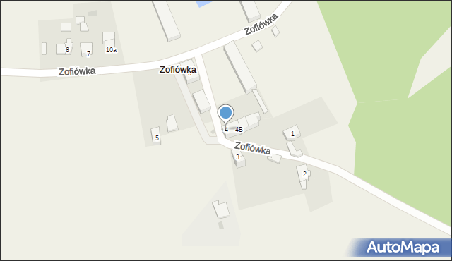 Zofiówka, Zofiówka, 4, mapa Zofiówka