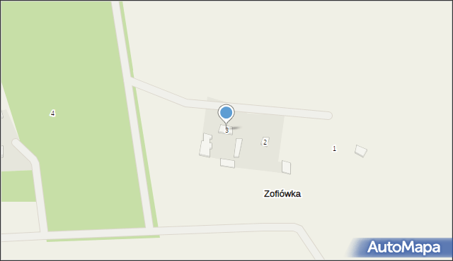 Zofiówka, Zofiówka, 3, mapa Zofiówka