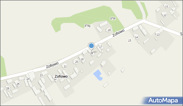 Zofiowo, Zofiowo, 18, mapa Zofiowo