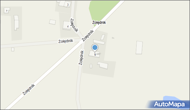 Żołędnik, Żołędnik, 6, mapa Żołędnik