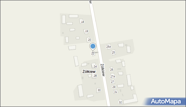 Żółkiew, Żółkiew, 22, mapa Żółkiew