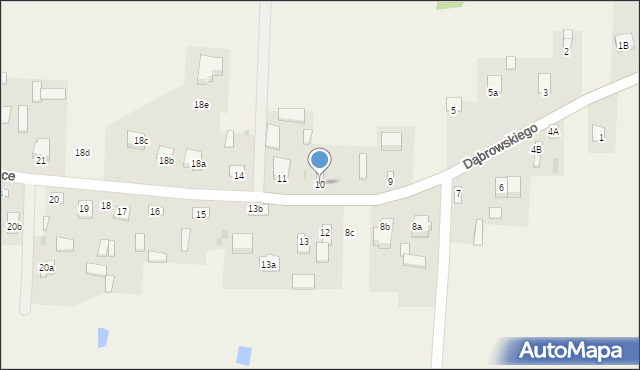 Żółtańce, Żółtańce, 10, mapa Żółtańce