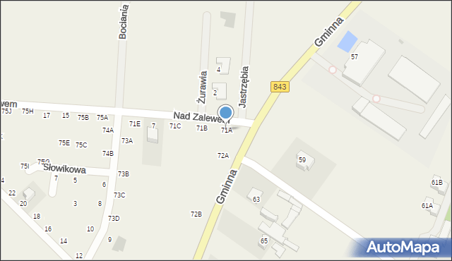 Żółtańce, Żółtańce, 71A, mapa Żółtańce