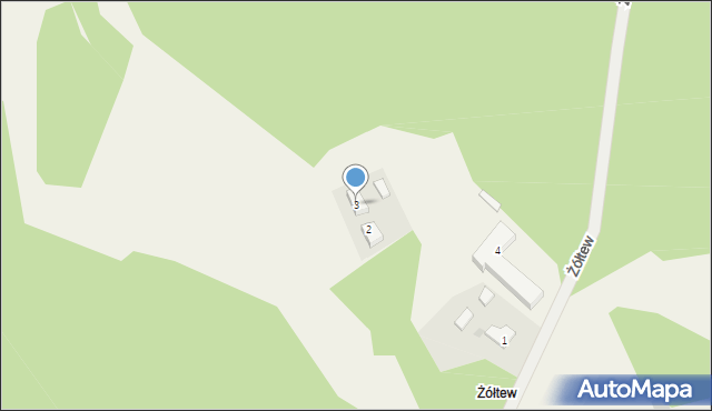 Żółtew, Żółtew, 3, mapa Żółtew