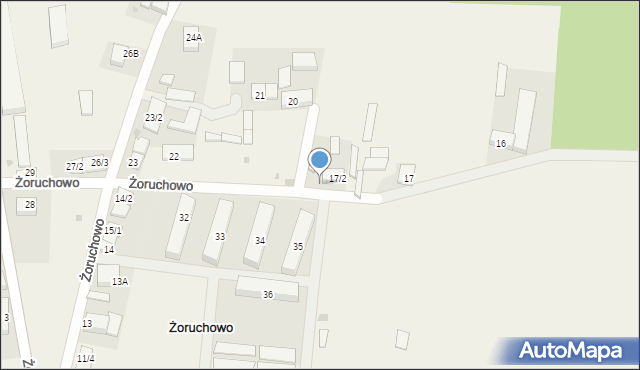 Żoruchowo, Żoruchowo, 19, mapa Żoruchowo