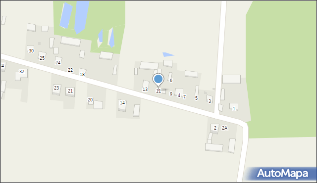 Zosin, Zosin, 11, mapa Zosin